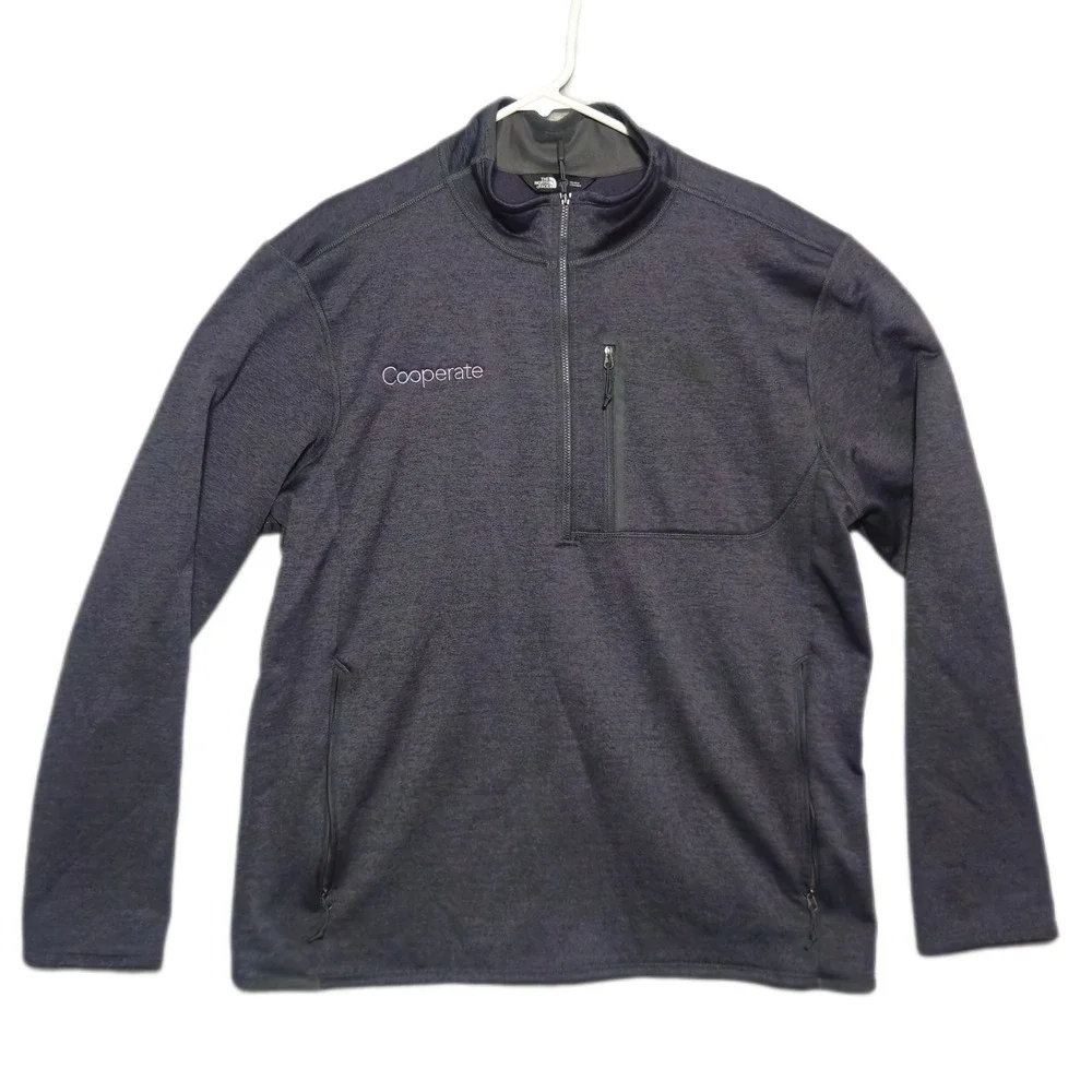 The North Face Skyline Pullover Men XL Grey NF0A7V63DYZ 1/2 Zip Heathered Pocket